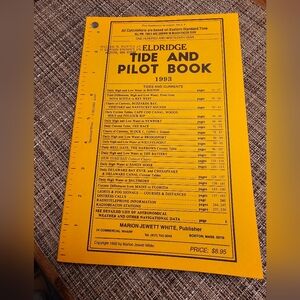 Vintage 1993 Eldridge Tide and Pilot Book by Marion Jewett White